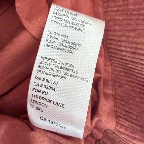 Urban Outfitters Cognac Corduroy Tote Bag - Picture 7 of 7